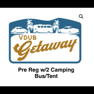 Vehicle Pre Registration + Camping 2 People - Bus/tent