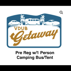 Vehicle Pre Registration + Camping 1 person - Bus/Tent