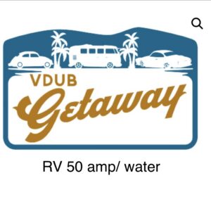 Vehicle registration/ RV camping- 50amp/water (Weekend)